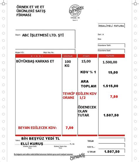 tevkifatlı fatura alış kaydı